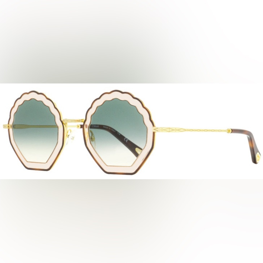 Chloe Scalloped 56mm Sunglasses